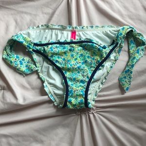 Victoria’s Secret string tie ruched bikini bottom